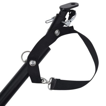 Ремарке за велосипед за домашни любимци, червено и черно