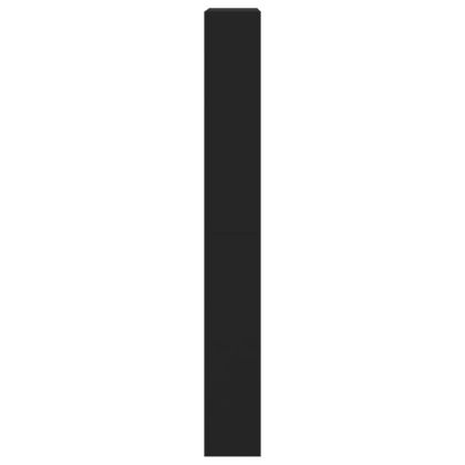 Шкаф за обувки с 4 флип чекмеджета черен 80x21x163,5 см