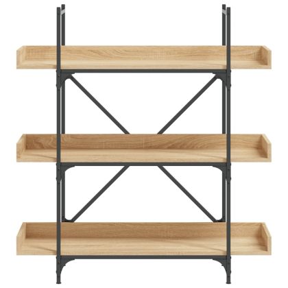 Библиотека 3 рафта сонома дъб 100x33x108,5 см инженерно дърво