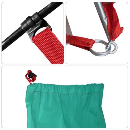 Плажна палатка морско зелено 274x178x170/148 см 185T полиестер