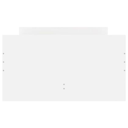 Рамка за легло, с чекмеджета, без матрак, бяла, 90x200 см