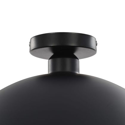 Пендели, 2 бр, черно и златисто, полусферични, E27