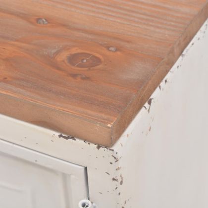 ТВ шкаф, 120x30x40 см, бял