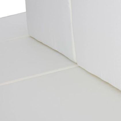 Градински комплект с възглавници, 6 части, кафяв полиратан