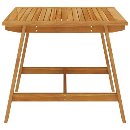 Градински трапезен комплект, 5 части, сив