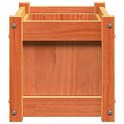 Градински сандъци, 2 бр, восъчнокафяв, борово дърво масив