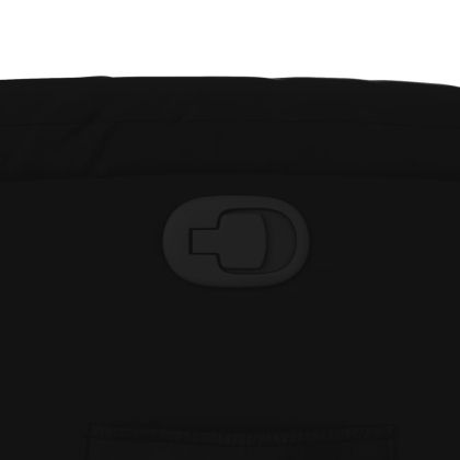 Реклайнер, черен, изкуствена кожа