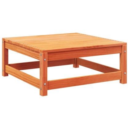 Градински ъглов диван с възглавници и табуретка за крака