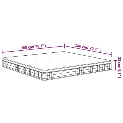 Матрак бонел пружини, Medium, 180x200 см