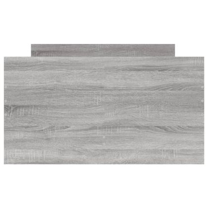 Рамка за легло с чекмеджета, сив сонома, 90x190 см