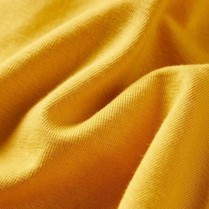 Детска тениска с дълъг ръкав, охра, 116