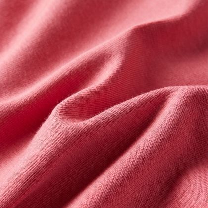 Детска тениска с дълъг ръкав, старо розово, 116