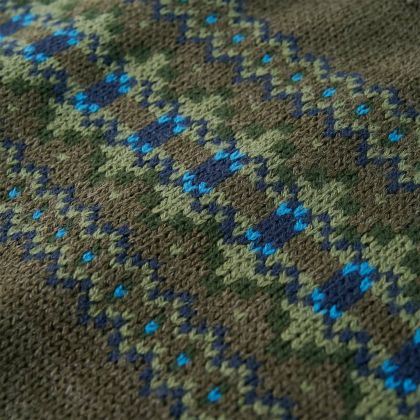 Детски плетен пуловер, каки, 116