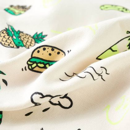 Детски суитшърт, меко екрю, 104