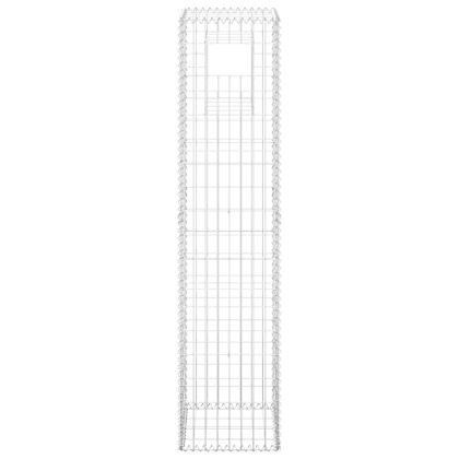 Габионна кошница стълб, 40x40x180 cм, желязо