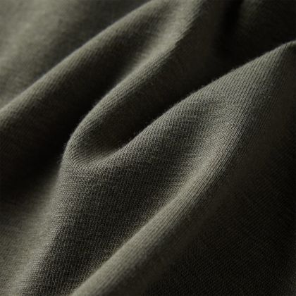 Детска тениска с дълъг ръкав, каки, 116