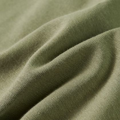 Детска тениска с дълъг ръкав, каки, 140