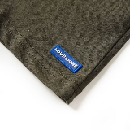 Детска тениска с дълъг ръкав, каки, 116