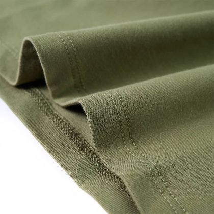 Детска тениска с дълъг ръкав, каки, 116