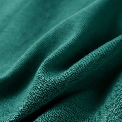 Детска тениска с дълъг ръкав, зелена, 140