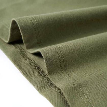 Детска тениска с дълъг ръкав, каки, 104