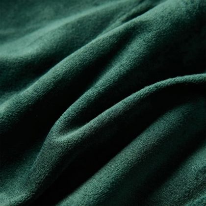 Детска блуза с харбалички, тъмнозелена, 140