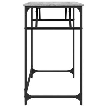 Бюро сив сонома 100x45x76см инженерно дърво и боядисана стомана