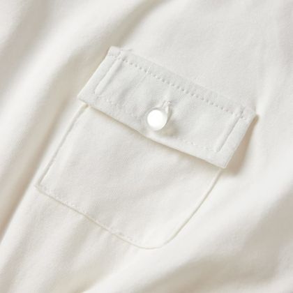 Детска рокля с къс ръкав, екрю, 140