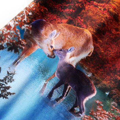 Детска рокля с дълъг ръкав, тъмносиня, 104