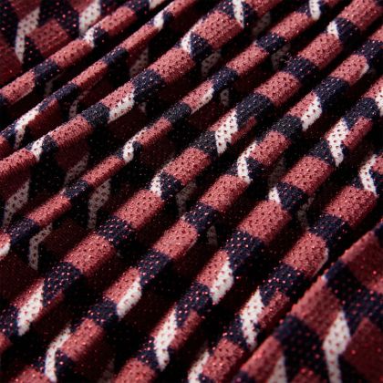 Детска плисирана пола с блясък, тъмносиня, 140