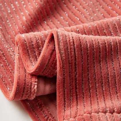 Детска рокля с дълъг ръкав, среднорозово, 128