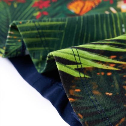 Детска рокля с дълъг ръкав, тъмносиня, 116