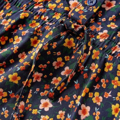 Детска рокля с дълъг ръкав, тъмносиня, 140