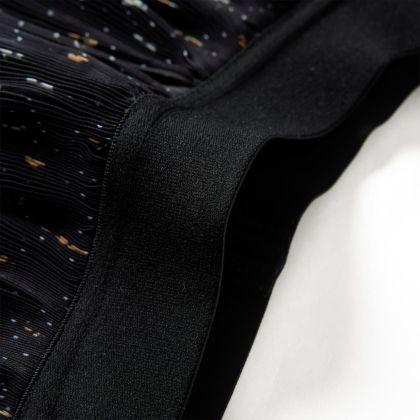 Детска пола с многослойни волани черна 116