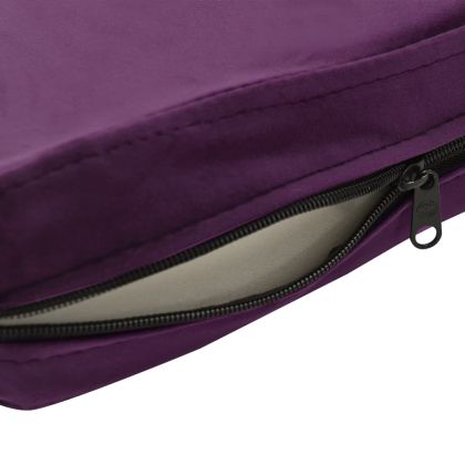 Кучешки диван, бордо, 72x45x30 см, плюш