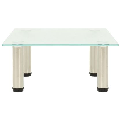 322759 TV Stand Frosted 40x35x17 cm Tempered Glass