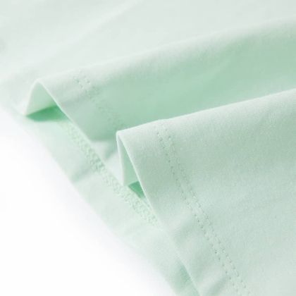 Детска тениска, светла мента, 92