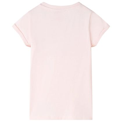 Детска тениска, нежно розово, 92