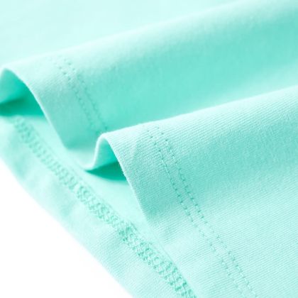 Детска тениска, светла мента, 92