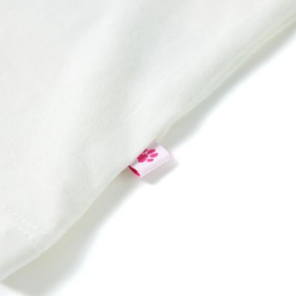 Детска тениска, екрю, 128