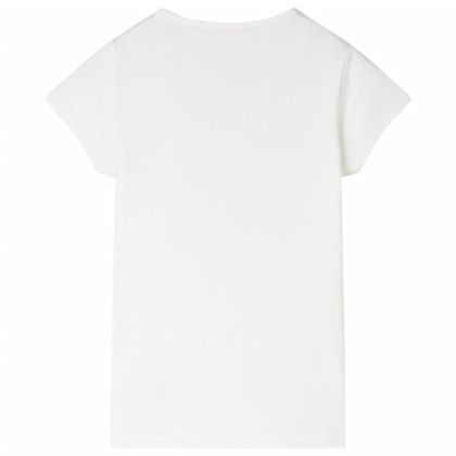 Детска тениска, екрю, 104