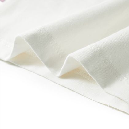 Детска тениска, екрю, 92