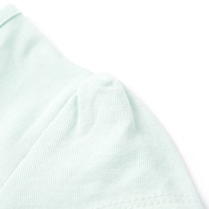 Детска тениска, светла мента, 92