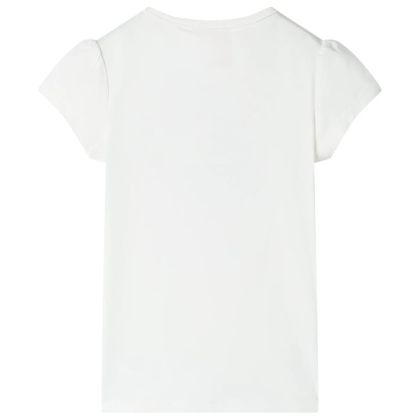 Детска тениска, екрю, 128