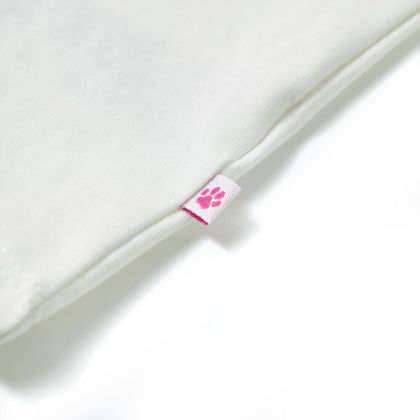 Детска тениска, екрю, 128