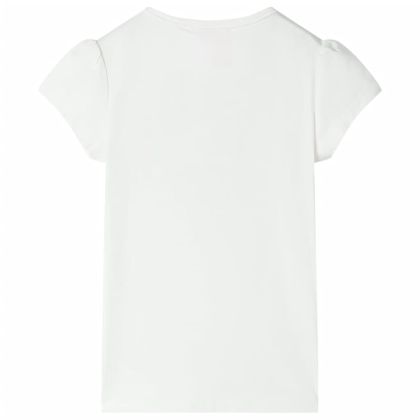 Детска тениска, екрю, 104