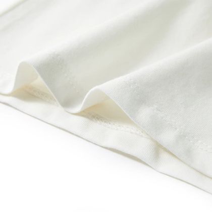 Детска тениска, екрю, 104