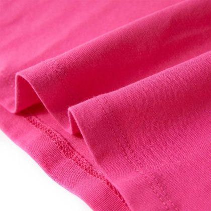 Детска тениска, тъмнорозова, 92