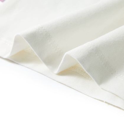 Детска тениска, екрю, 128