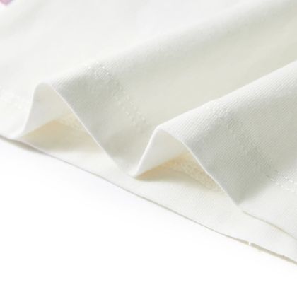 Детска тениска, екрю, 104